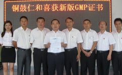 銅鼓仁和喜獲新版GMP證書(shū)